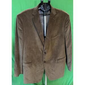 Saddlebred Heritage Corduroy Two-Button Blazer Cotton Sport Coat Jacket Mens 50R